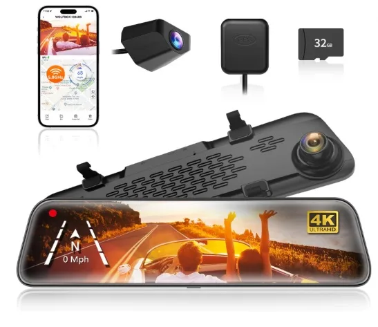 una de las mejores dashcam o cámara de salpicadero que puedes instalar en tu espejo retrovisor