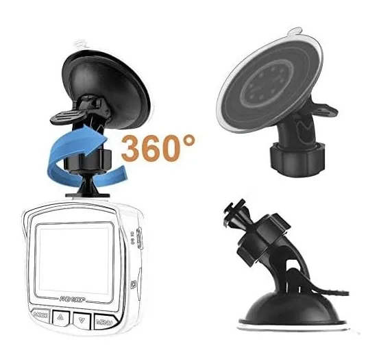 soporte 360º para dashcam cámara de salpicadero para coche, uno de los mejores caacesorios para dashcam
