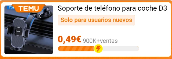soporte 3D para teléfono movil en el coche económico