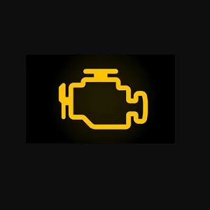 imagen del tan temido fallo motor cuando el coche detecta una avería