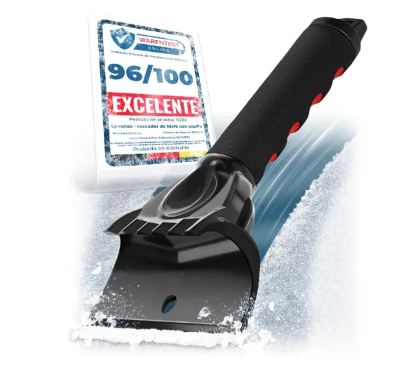 Rascador de hielo de calidad para el hielo del parabrisas y los cristales de tu coche
